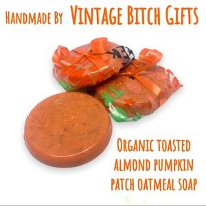 Handmade VBG Toasted Almond Pumpkin Patch Organic Oatmeal Soap (PRICE FIRM)